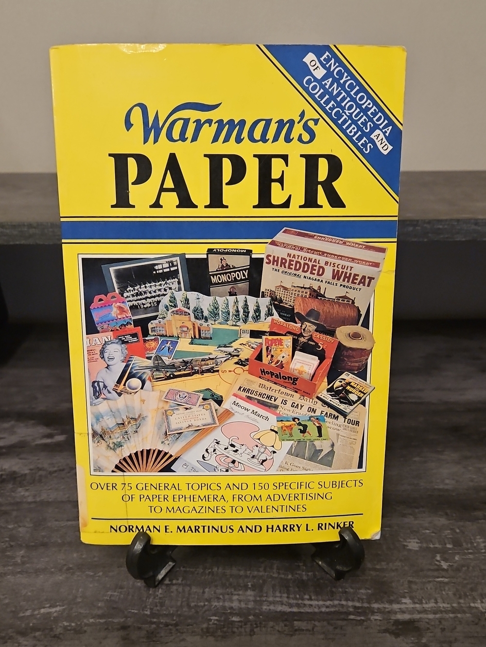 Vintage Warman's Paper Reference Book - Martinus & Rinker